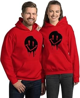 Unisex Hoodie, DTG print, Gift for Him, Her, red, white, fashion, sweatshirt, outfits, style