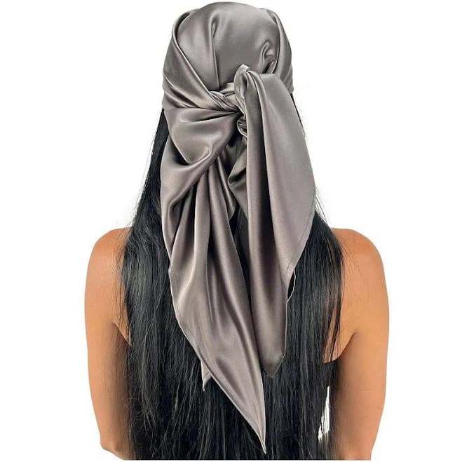 Mulberry Park Silks Pure Silk Square Head Scarf Women's