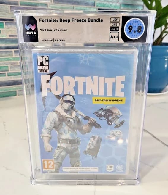 Fortnite Deep ze Bundle Pc Wata 9.8 A++ Brand Sealed Uk Version