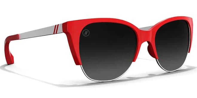 Starlet Retro Polarized Sunglasses with Smoke Lenses