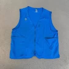 Walmart Employee Uniform Vest Mens Size XL Blue *READ