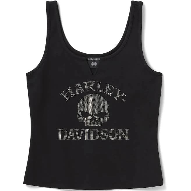 Harley-Davidson Women's Willie G Skull Bling Tank Top