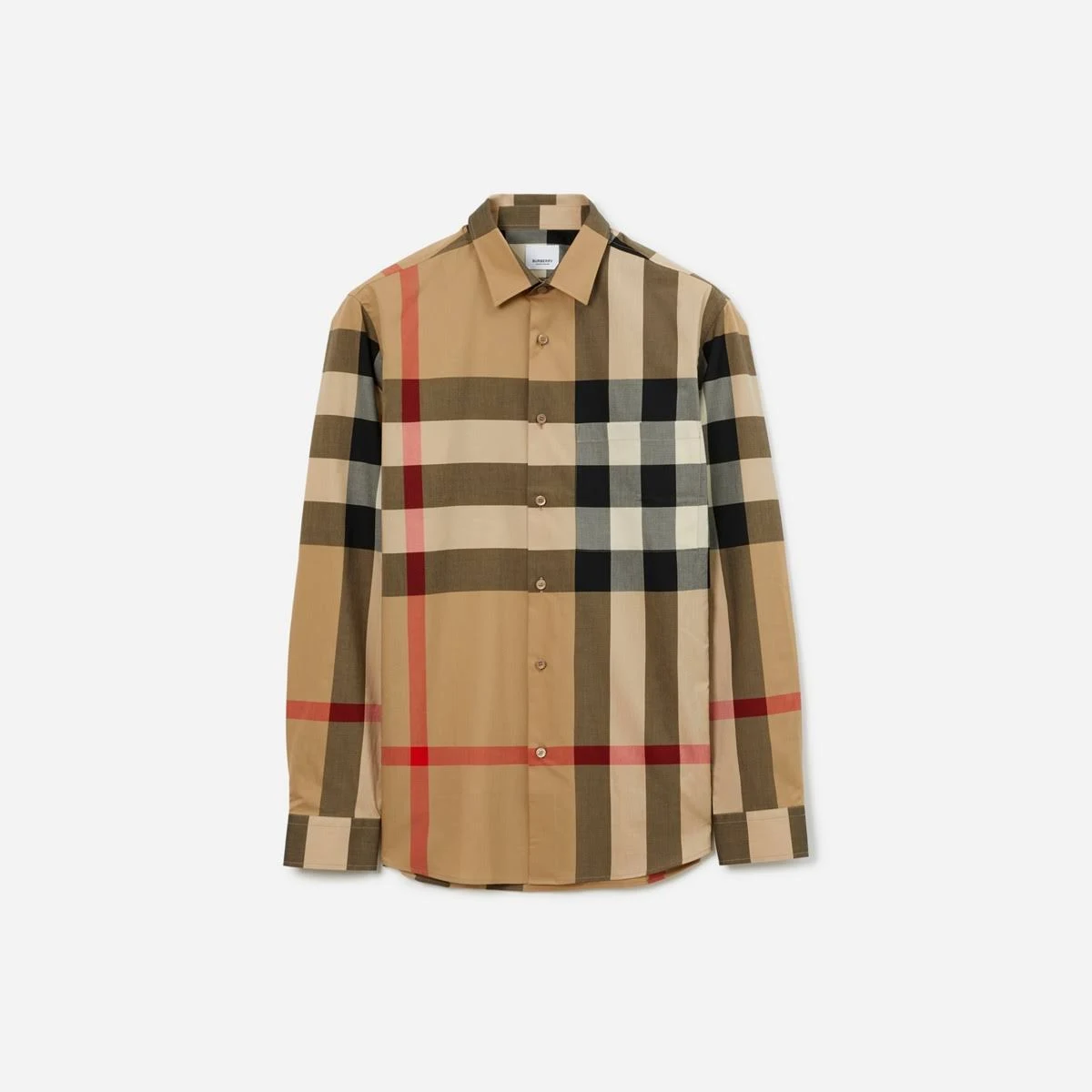 Burberry Men's Slim Fit Check Cotton Shirt