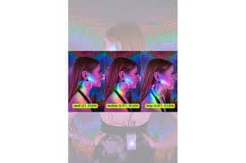 LED Sound Activated Clip On Hoop Earrings from CosmicAccents on Tindie