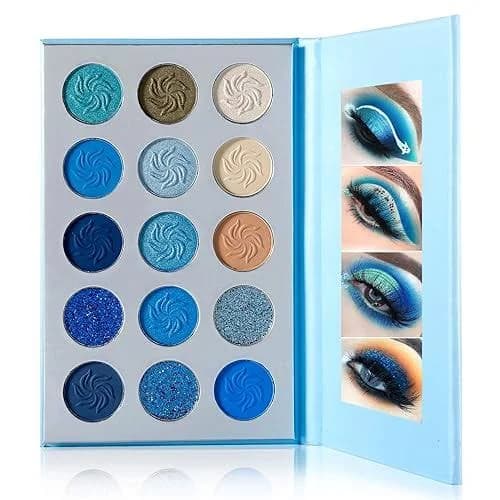 De'lanci Space Blue Eye Shadow Palette