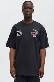 Crookland Oversized Motel Short Sleeve Tee - Black | Fashion Nova