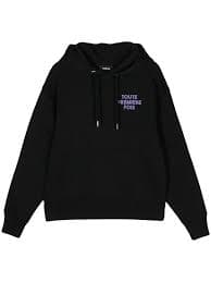 EGONlab. graphic-print Cotton Hoodie | Black | FARFETCH