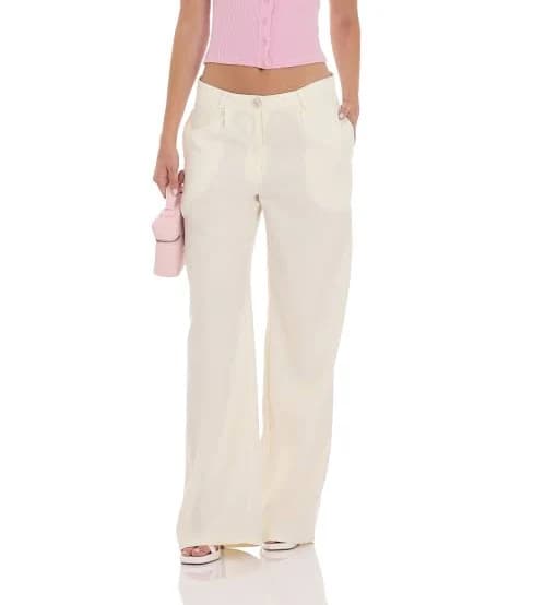 Wide Leg Linen Pants