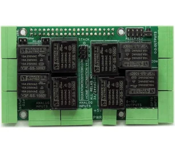 Home Automation 8-Layer Stackable HAT for Raspberry Pi