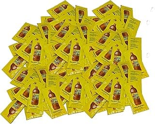 Mexican Hot Sauce | Picante Salsa Seasoning Salt Spice Mix Made From Chili Peppers Perfect for Chips, Fast Foods, Lunch, Snacks or More 100 Packets of 0.3 Ounce. (8 grams)