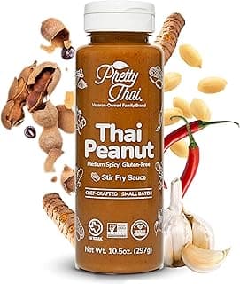 Peanut Sauce, Gluten Free Certified Non-GMO Vegan Authentic Stir Fry, Dressing, Rice Seasoning, Condiment & Dipping Sauce, 100% Natural