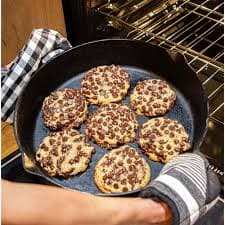 Bayou Classic 16 Inch Double Handled Cast Iron Skillet with Pour Spouts, Black in the Cooking Pans & Skillets department at Lowes.com