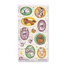 Unicorn Land Critters Sticker Sheet