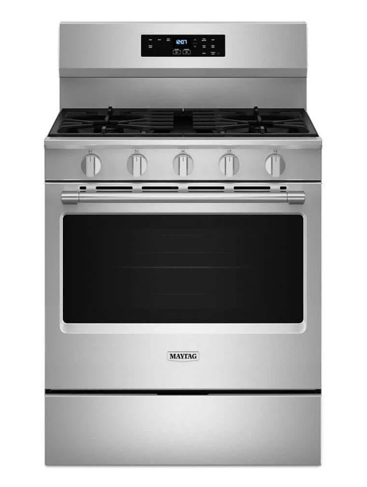 Maytag 30-Inch Wide Gas Range with Steam Clean