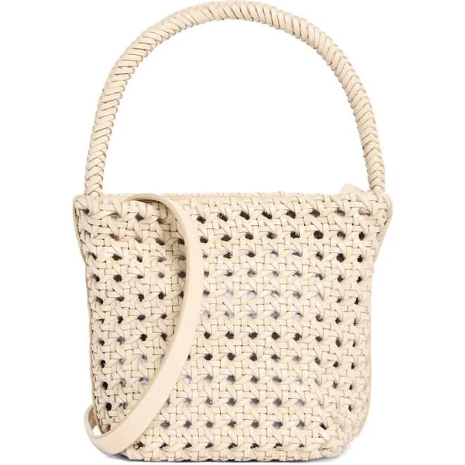Madewell Handwoven Cane Mini Bag