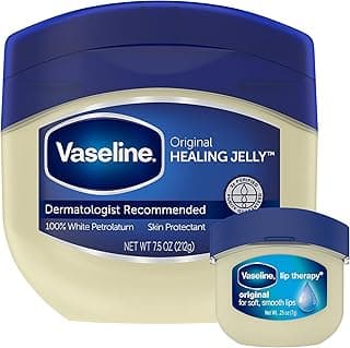 Original Healing Jelly, Skin Protectant with 100% White Petrolatum + Original Lip Therapy for Soft, Smooth Lips