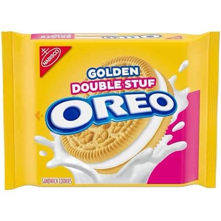Golden Oreo Double Stuf Sandwich Cookies