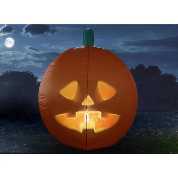 ANIMAT3D Jabberin' Jack 5 ft. Inflatable Talking Pumpkin