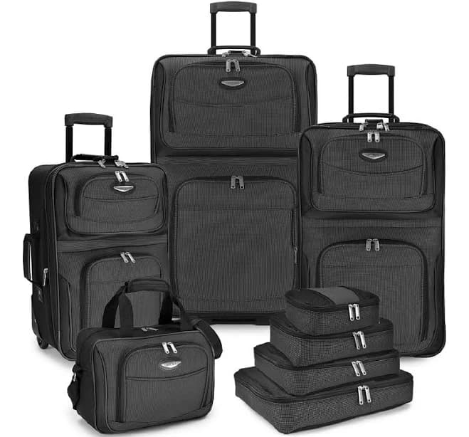 Travel Select Amsterdam Expandable Rolling Upright Luggage Set