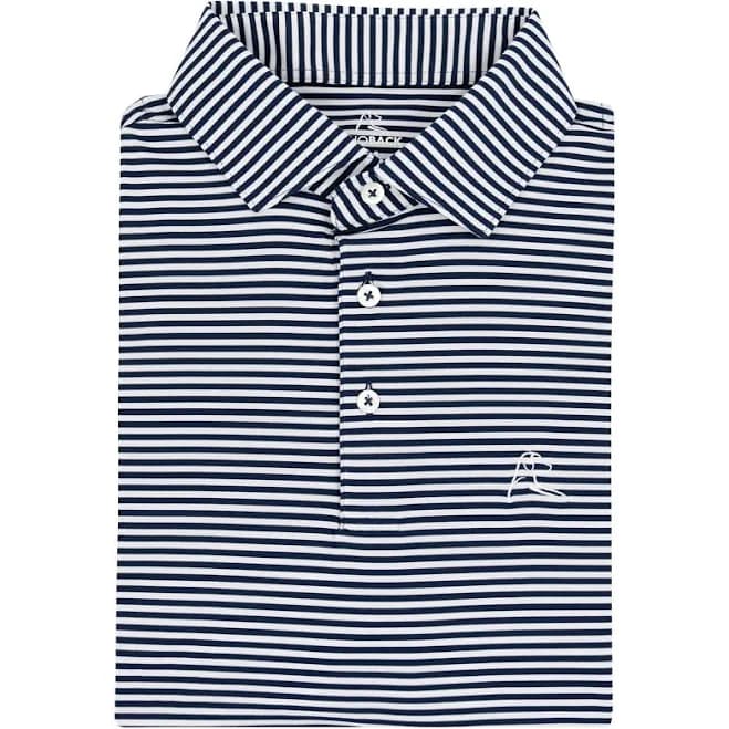Rhoback Men's Birdie Stripe Performance Polo