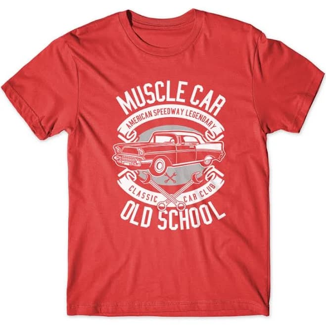 Muscle Car T-shirt 100% Cotton Premium Tee