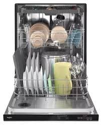 24” Stainless Steel Dishwasher with AI Intelligent Wash - 47 dBA Fingerprint Resistant Stainless Steel WDTA50SAKZ | Whirlpool