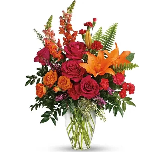 Thank You – Punch of Color Flower Bouquet