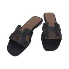 Hermès Oran Sandals Black