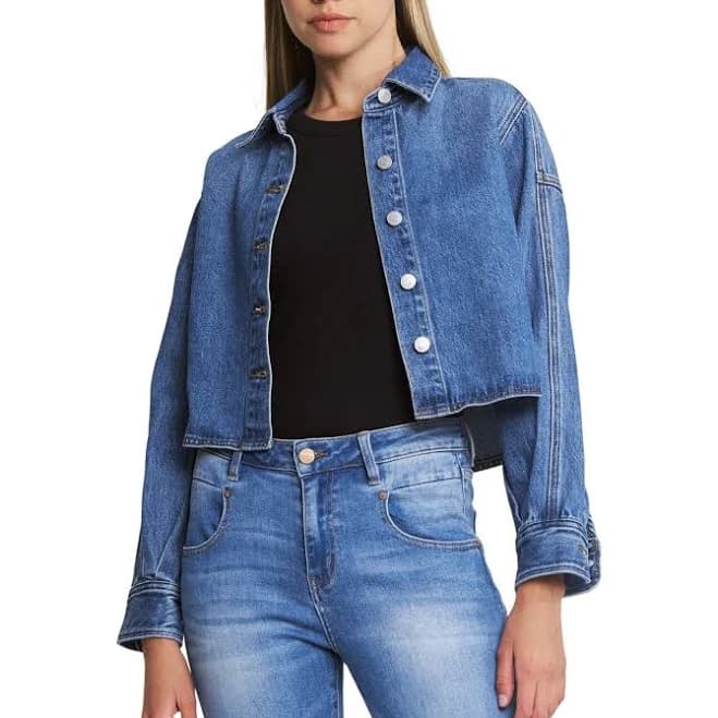 Mica Denim Women's Oversized Denim Jacket