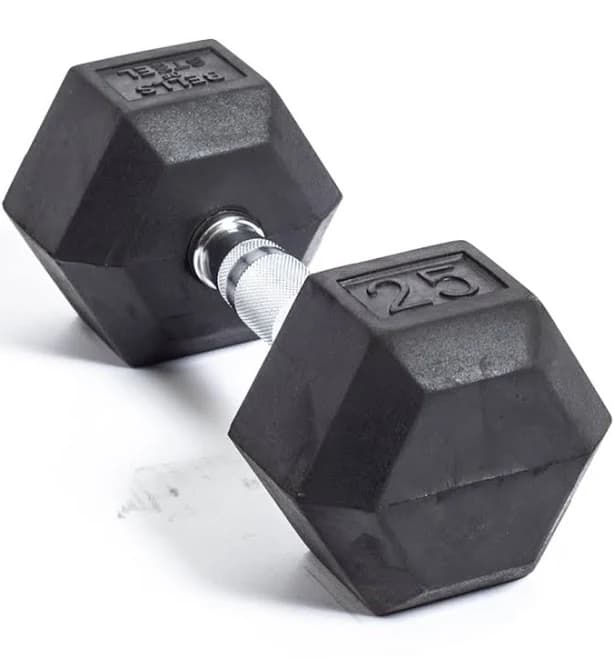 Bells of Steel USA Rubber Hex Dumbbells