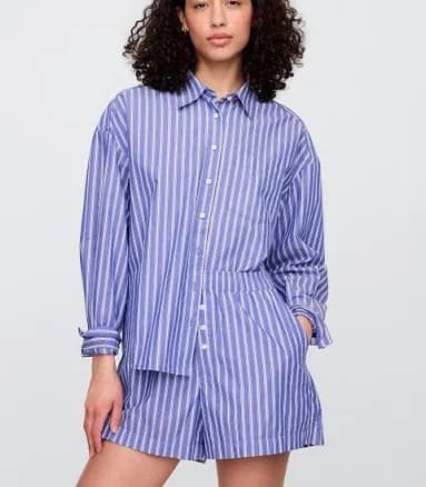 Gap Women's Oversized Poplin Shirt