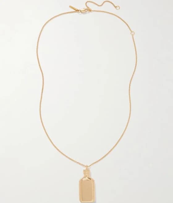Calvin Klein Women's Short CK One Charm Necklace