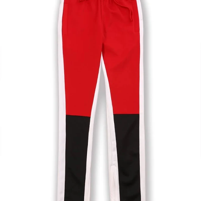 Victorious Men's Slim Fit Color Block Track Pants