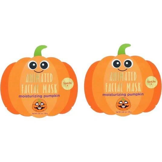 SpaLife Animated Facial Mask moisturizing pumpkin (pack of 2)