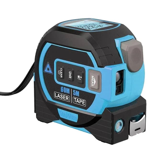 Tilswall 3-in-1 Infrared Laser Tape Measure Tool