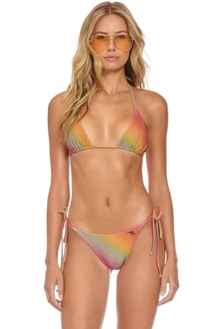 Sparkle Turks Triangle Bikini Top