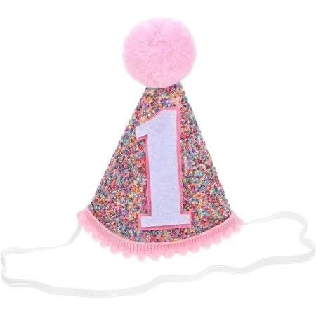 1st Birthday Hat for Boys - Boho Blue Stripes First Crown, Boys 1st Birthday Decorations, Cake Smash Props