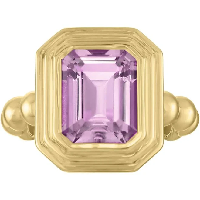 My Story Mac Double Bezel Set Statement Ring
