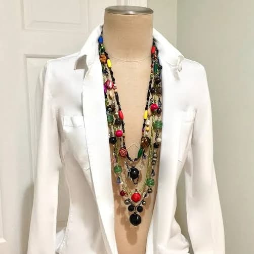 Handmade Boho Kukui Nut Pendant Necklace