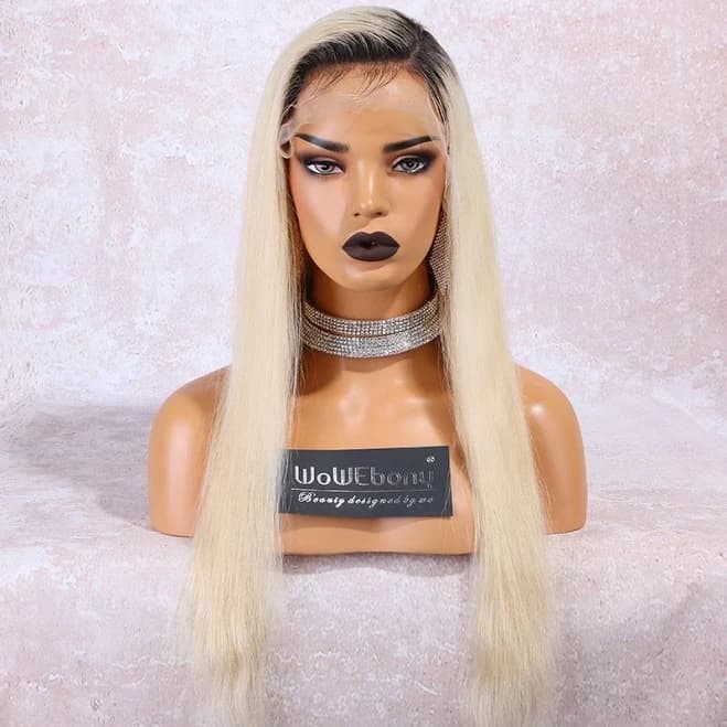 Indian Remy Straight Lace Front Wig