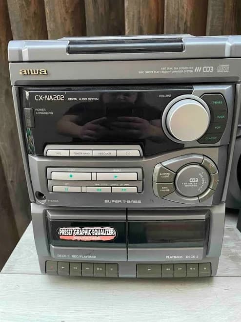 Vintage Aiwa Stereo System Cxna202