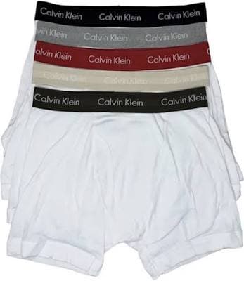 Calvin Klein Men's Classic Fit Cotton Boxer Briefs (5 Pack)