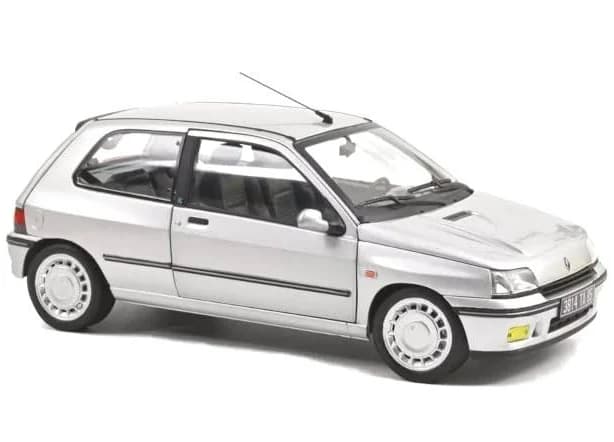 Norev 1/18 Renault Clio 16s 1992 Iceberg Grey Metallic Hot Hatch