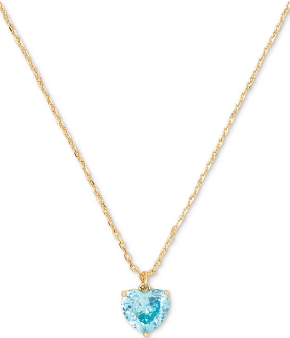 Kate Spade New York My Love March Heart Pendant Necklace