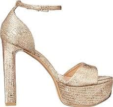 Amazon.com | Chinese Laundry Women's ASHER Metallic Heel, Gold, 8.5 US M | Heeled Sandals