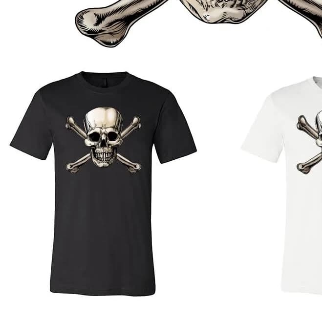 Skull And Crossbones Logo Shirt S-6xl Tracking