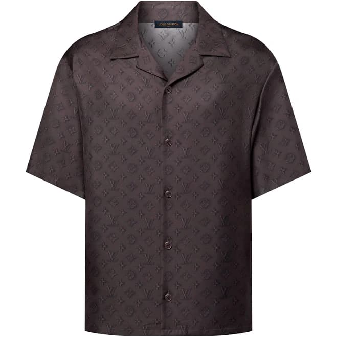 Louis Vuitton Printed Monogram Silk Shirt