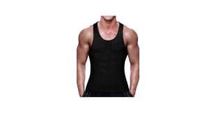 Amazon.com: NonEcho Men Sauna Vest Neoprene Sweat Weight Loss Waist Trainer Shirt Workout Tank Top : Sports & Outdoors