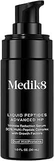 Liquid Peptides Advanced MP - Peptide Serum - Face Serum for Wrinkle Reduction - Hydrating and Supports Collagen, Hyaluronic Acid - 1 oz
