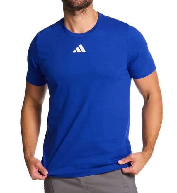 adidas Men's Fresh Short Sleeve 100% Cotton T-Shirt